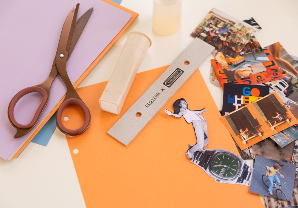 Vision board and mood board workshop with PLOTTER at Dromgoole's.