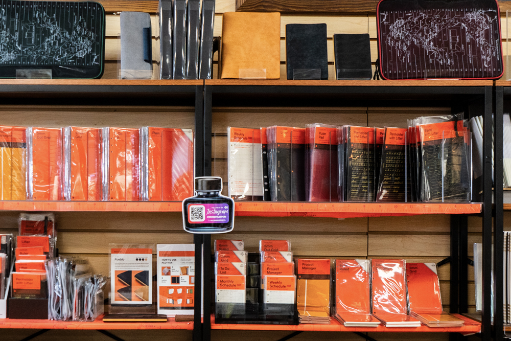PLOTTER display shelves at Dromgoole's.