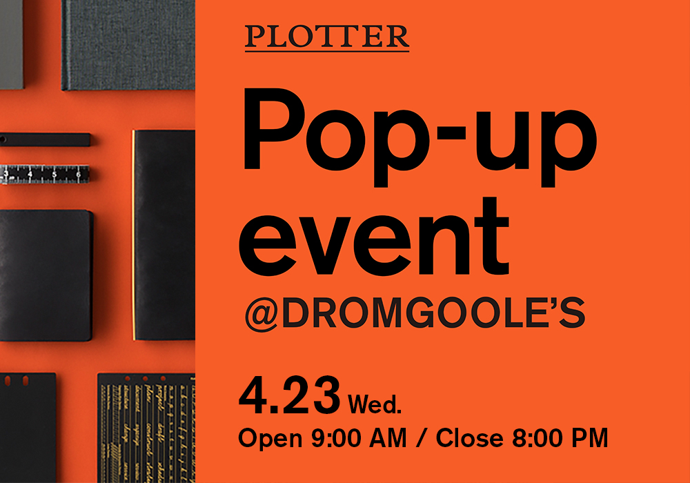 PLOTTER Pop-up Event at Dromgooles.