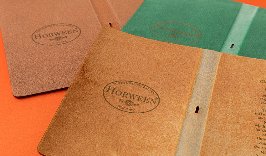 Limited Edition Horween Leather 6-Ring Leather Binders.