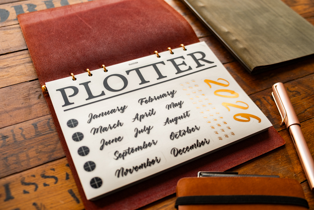 PLOTTER Sticker Sheet gift for the year 2026.