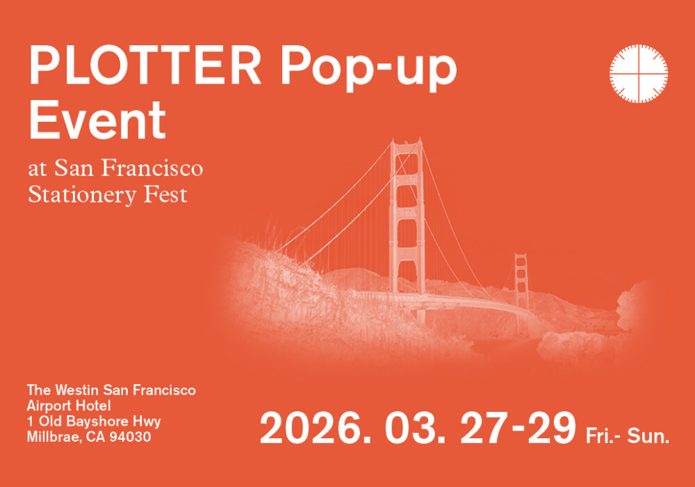PLOTTER Pop-up event at San Francisco Stationery Fest.