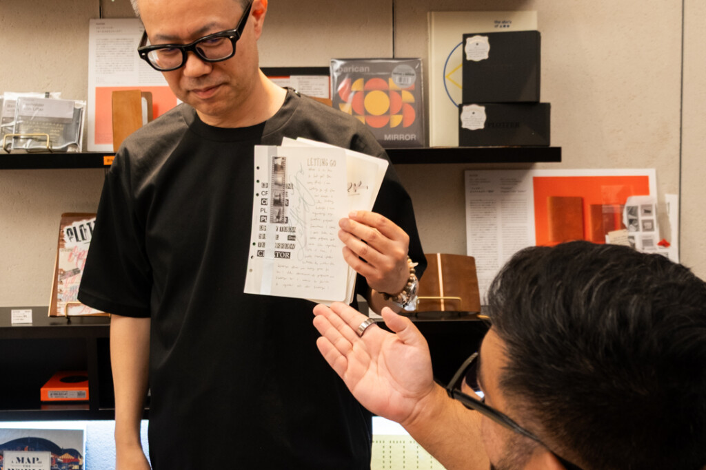 PLOTTER TOKYO workshop with Takayuki Saito, the director of PLOTTER and PLOTTER USA staff.