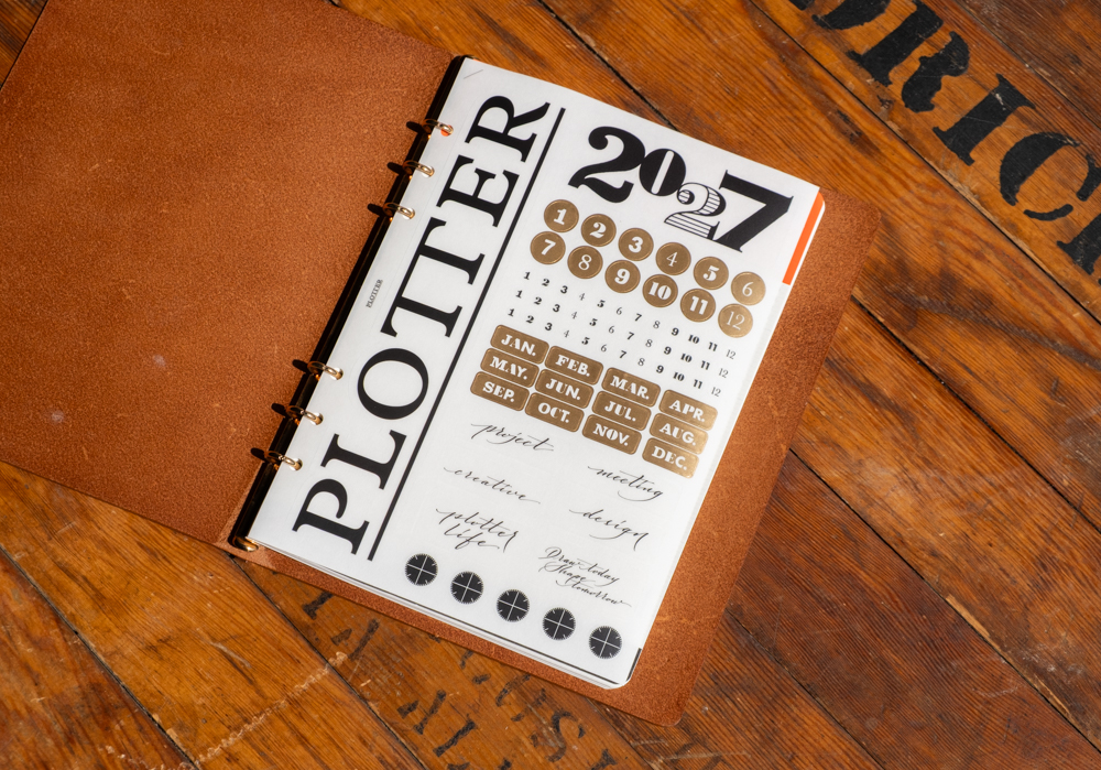 PLOTTER 2027 DIARY Sticker Gift.
